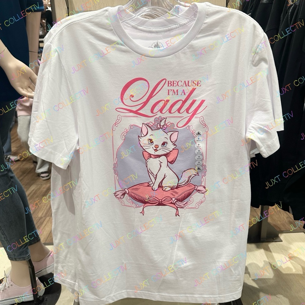 Disneyland Marie Because I’m A Lady The Aristocats Graphic Shirt